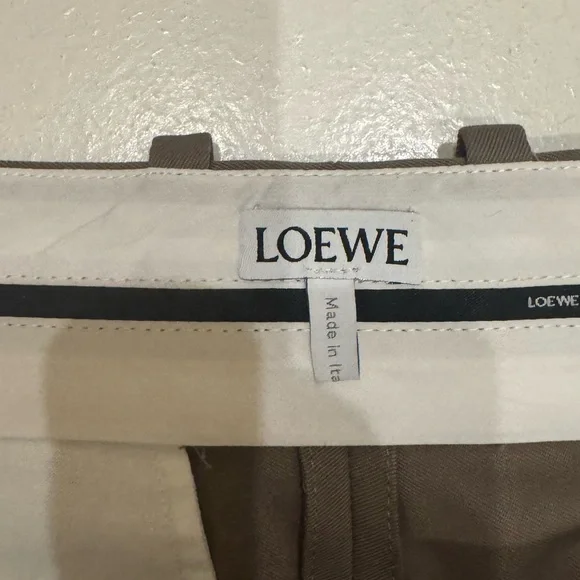 Loewe Taupe Pleated Skirt - Picture 3 of 3